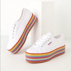 Superga platform shoes